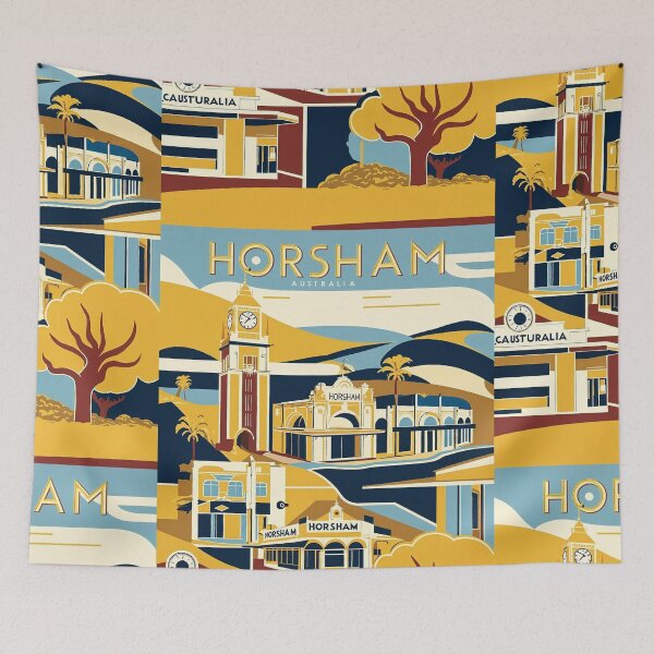 Item preview, Horsham Australia Vintage Travel Tourism 2 designed and sold by TravelersGems.