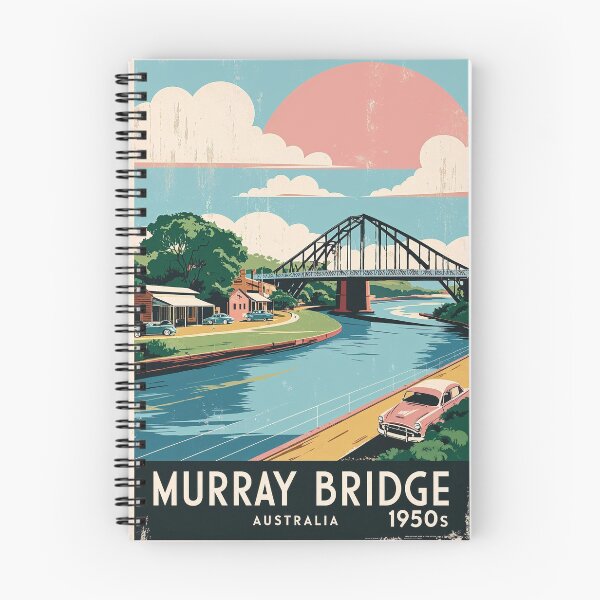 Item preview, Murray Bridge Australia Vintage Travel Tourism 2 designed and sold by TravelersGems.