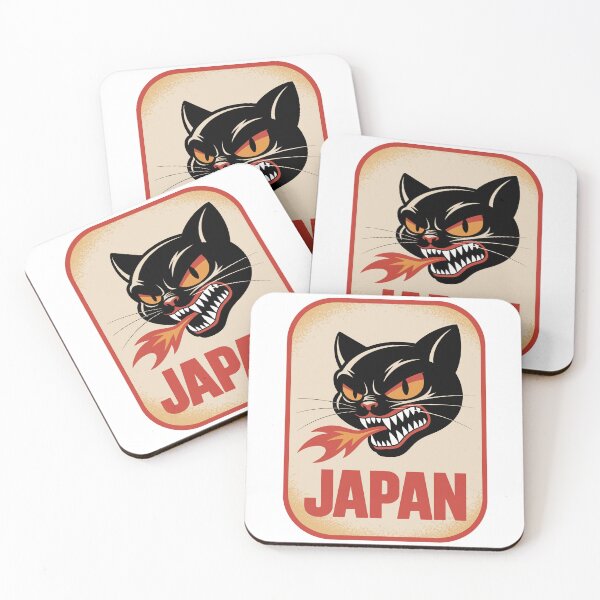 Item preview, Fire-Breathing Feline: Japan Edition designed and sold by Angry Swan Designs.