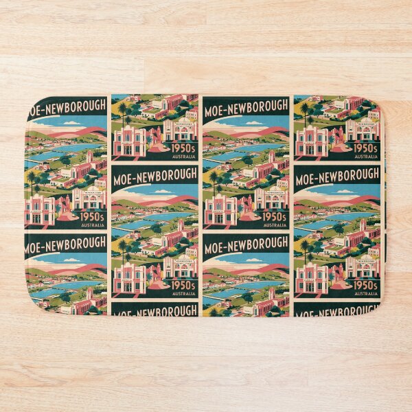 Item preview, Moe Newborough Australia Vintage Travel Tourism designed and sold by TravelersGems.