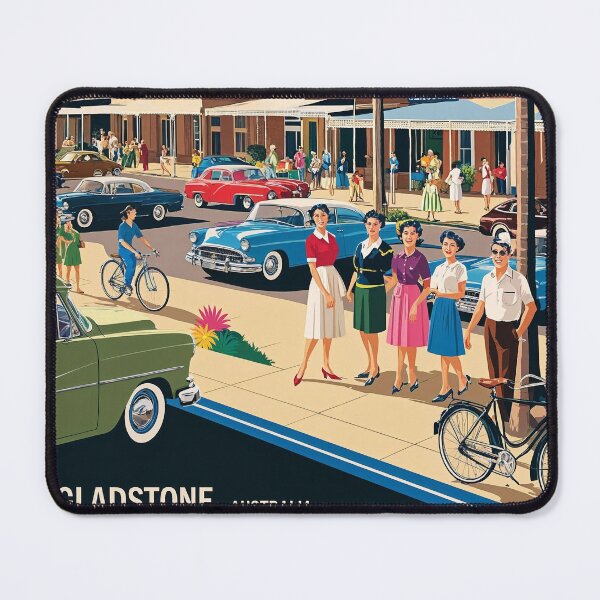 Item preview, Gladstone Australia Vintage Travel Tourism designed and sold by TravelersGems.