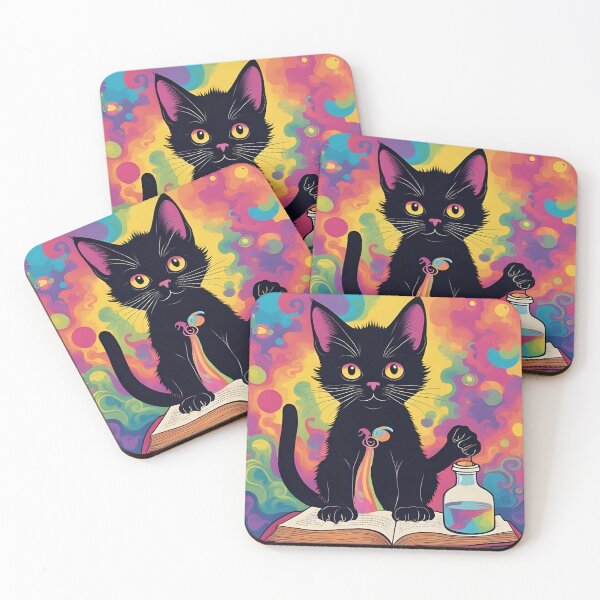 Item preview, Purr-fectly Potent: A Little Black Cat's Big Halloween Dreams! designed and sold by dcohea.
