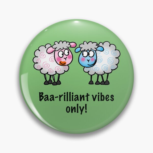 Artikelvorschau, Lustige Cartoon-Schaf-Baa-rilliante Stimmung entworfen und verkauft von CuteCartoon.