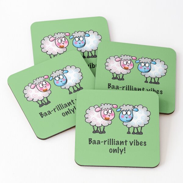 Artikelvorschau, Lustige Cartoon-Schaf-Baa-rilliante Stimmung entworfen und verkauft von CuteCartoon.