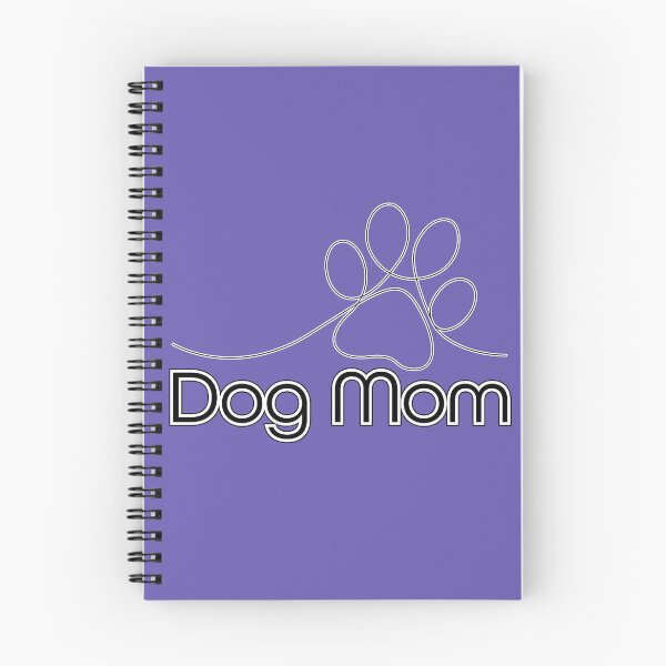 Item preview, Dog Mom with script pawprint designed and sold by ScribbL-ScrabbL.