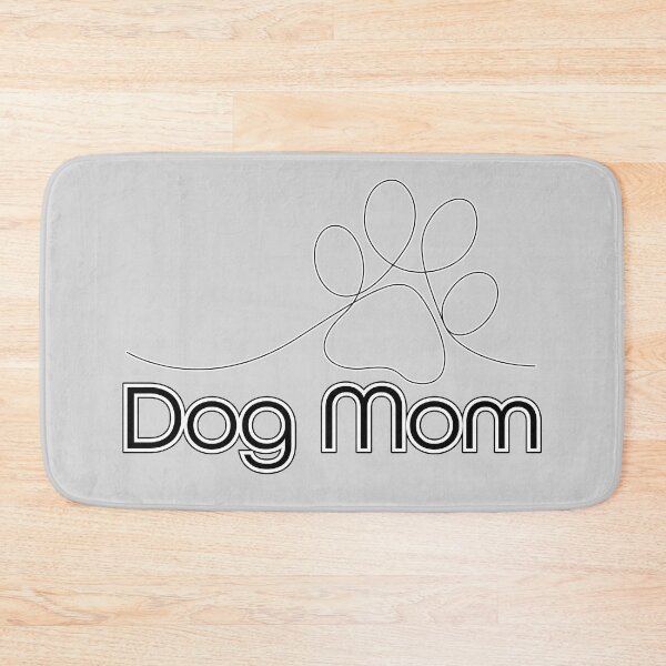 Item preview, Dog Mom with script pawprint designed and sold by ScribbL-ScrabbL.