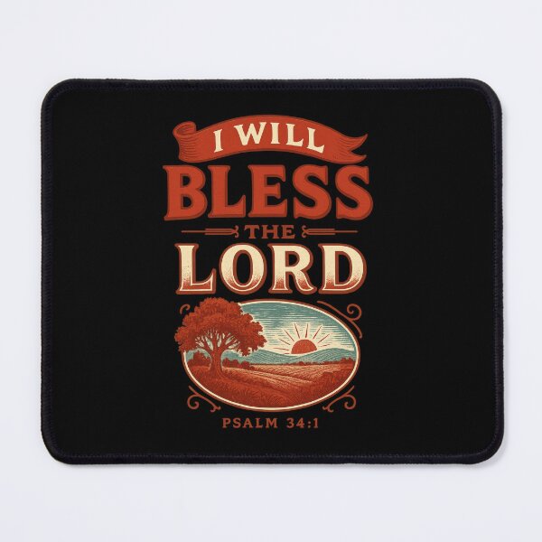 Item preview, Psalm 34:1 I Will Bless the Lord Daily designed and sold by SimplySelim.