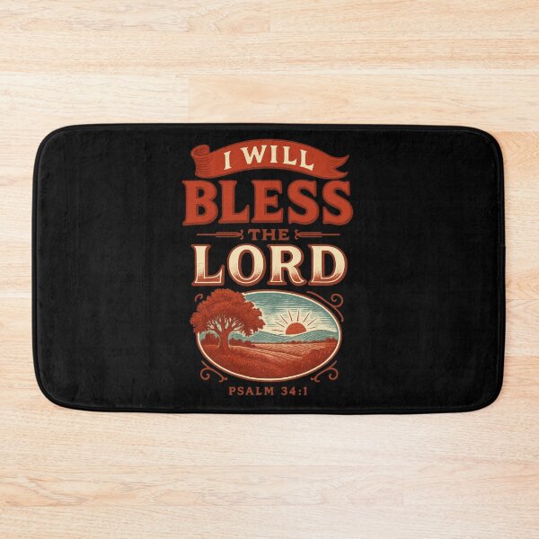 Item preview, Psalm 34:1 I Will Bless the Lord Daily designed and sold by SimplySelim.