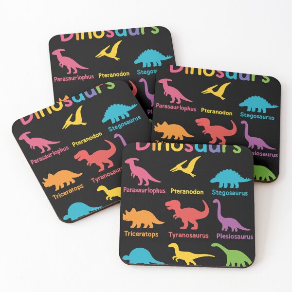 Item preview, Colorful Dinosaur Silhouettes – Educational Prehistoric Animal Chart designed and sold by haitrieuic96.