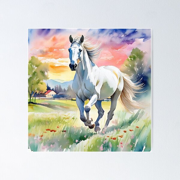Item preview, Running Horse Artwork designed and sold by seeitknowit.