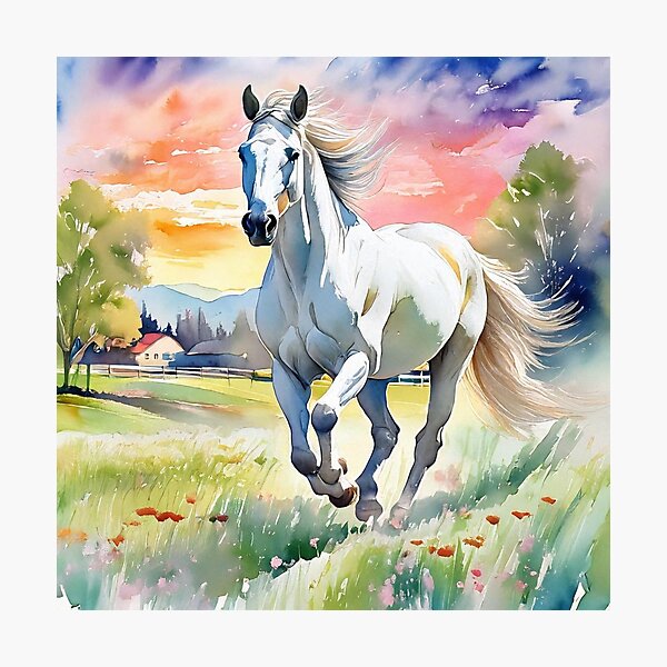 Item preview, Running Horse Artwork designed and sold by seeitknowit.