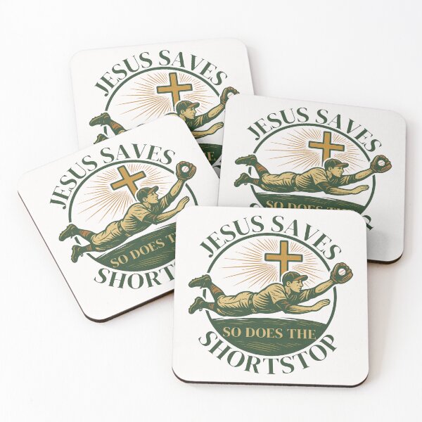 Item preview, Jesus Saves, So Does The Shortstop designed and sold by GiggleGooods.