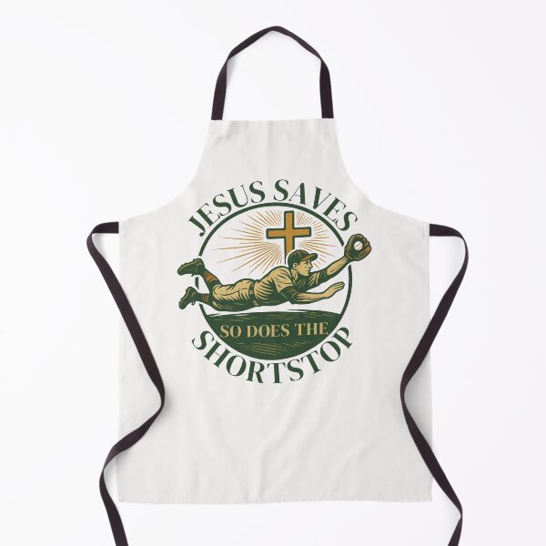 Item preview, Jesus Saves, So Does The Shortstop designed and sold by GiggleGooods.
