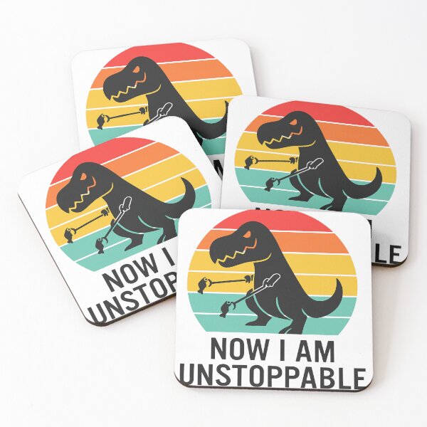 Item preview, Retro T-Rex with Grabbers – Funny Dinosaur “Now I Am Unstoppable” Design designed and sold by haitrieuic96.