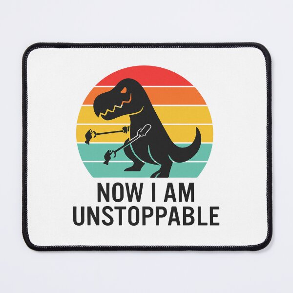 Item preview, Retro T-Rex with Grabbers – Funny Dinosaur “Now I Am Unstoppable” Design designed and sold by haitrieuic96.