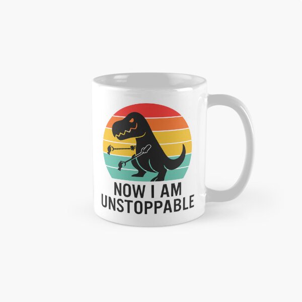 Item preview, Retro T-Rex with Grabbers – Funny Dinosaur “Now I Am Unstoppable” Design designed and sold by haitrieuic96.