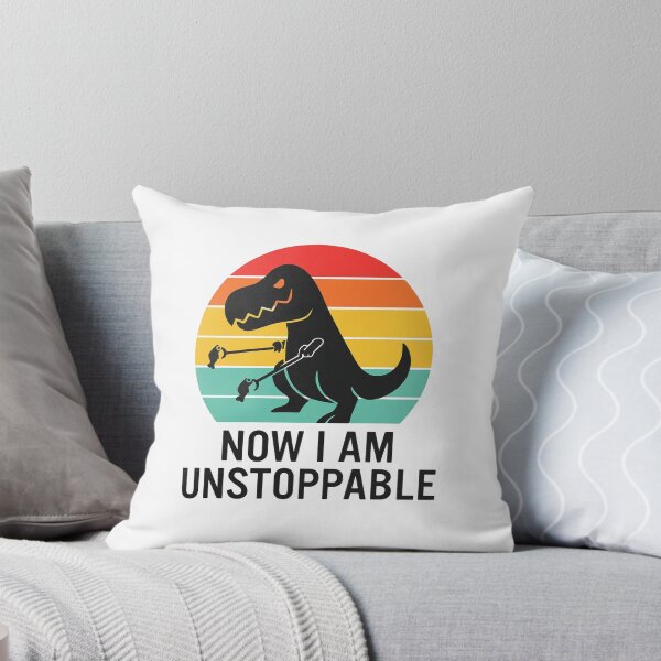 Item preview, Retro T-Rex with Grabbers – Funny Dinosaur “Now I Am Unstoppable” Design designed and sold by haitrieuic96.
