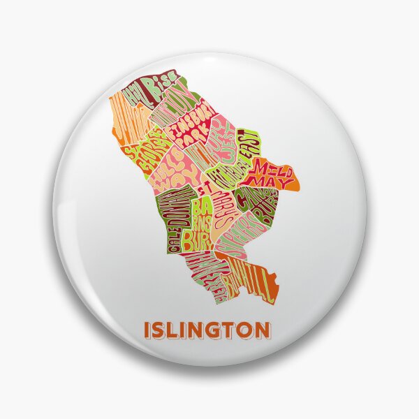Item preview, Islington - London Boroughs designed and sold by damnfinecuppa.
