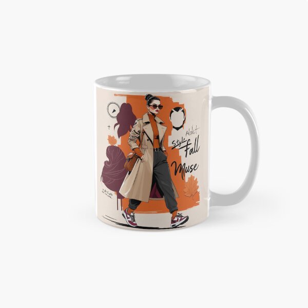 Item preview, Chic Fall Streetwear – Style Addict Fashion Girl  Design designed and sold by MOTAS Graphics .