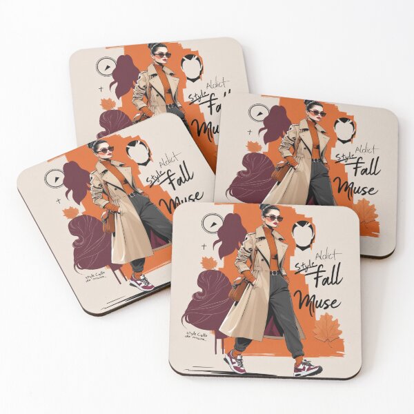 Item preview, Chic Fall Streetwear – Style Addict Fashion Girl  Design designed and sold by MOTAS Graphics .