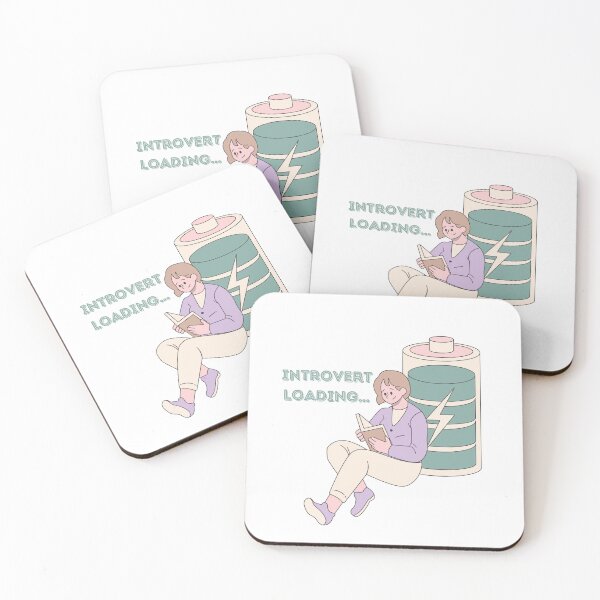Item preview, Introvert Loading... Please Wait | Social Battery Low, Silence Needed, Quirky Minimal Design for Quiet Souls designed and sold by Zezeshop1.