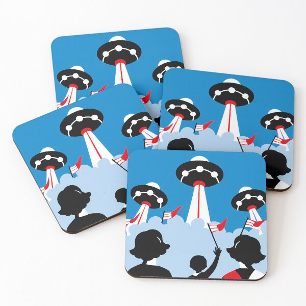 Item preview, UFO Invasion: A Patriotic Human Encounter designed and sold by ART ATTACK ZONE.