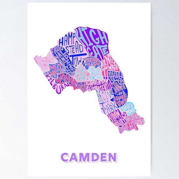 Item preview, Camden - London Boroughs designed and sold by damnfinecuppa.