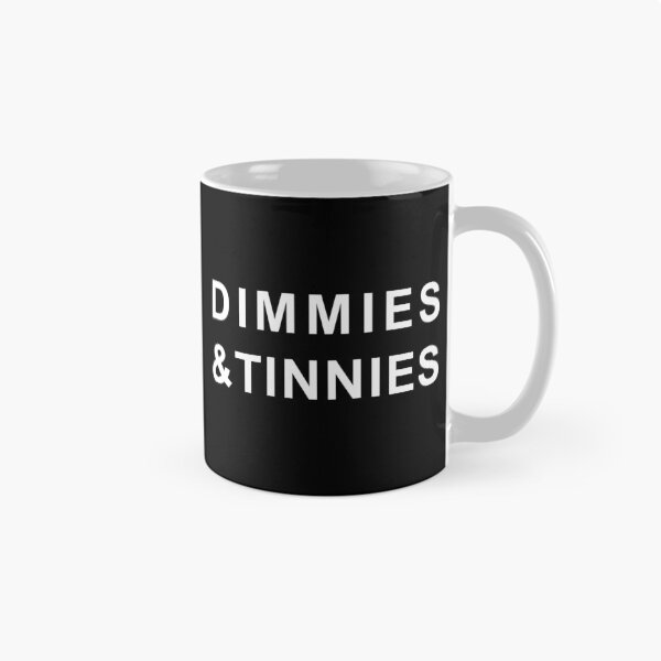 Item preview, Dimmies & Tinnies Funny Australian Food Saying Slogan designed and sold by LD ART.