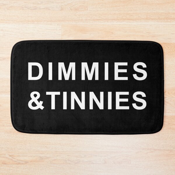 Item preview, Dimmies & Tinnies Funny Australian Food Saying Slogan designed and sold by LD ART.