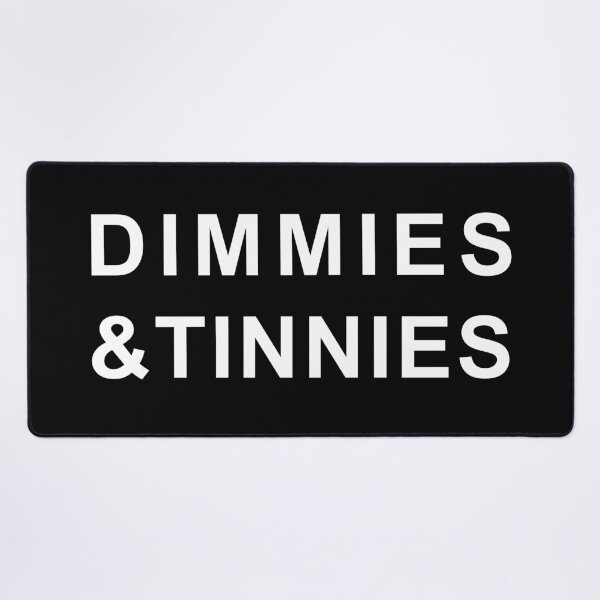Item preview, Dimmies & Tinnies Funny Australian Food Saying Slogan designed and sold by LD ART.
