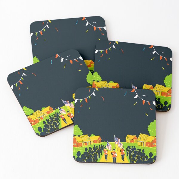 Item preview, Town Parade: A Festive American Celebration designed and sold by ART ATTACK ZONE.