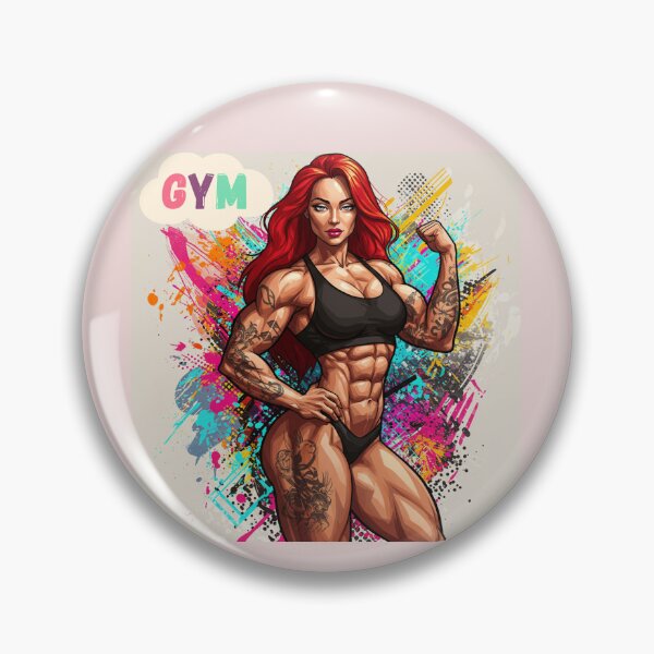 Item preview, Strong Woman Fitness Art . designed and sold by  StickAndStyle .