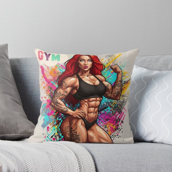 Item preview, Strong Woman Fitness Art . designed and sold by  StickAndStyle .
