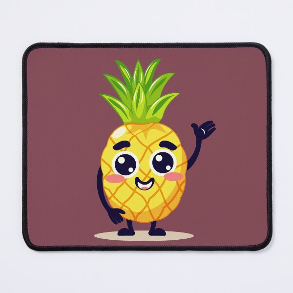 Item preview, Cute Pineapple Cartoon Character designed and sold by Mariia Berezhna.