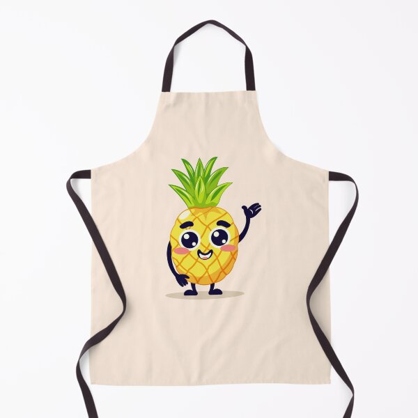 Item preview, Cute Pineapple Cartoon Character designed and sold by Mariia Berezhna.
