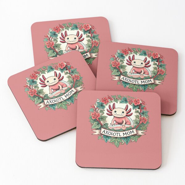 Item preview, Axolotl Mom Floral Crest designed and sold by FrictionMaxxing.