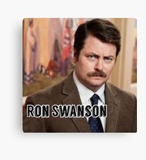 Ron Swanson Canvas Print