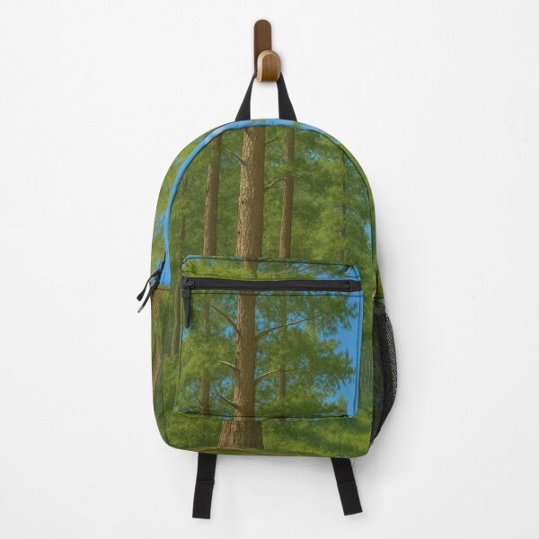 Item preview, Summer Path Through Tall Pines designed and sold by TheWonkyEaselCo.