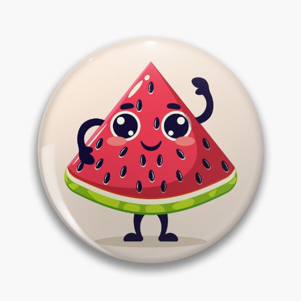 Artikelvorschau, Niedliche Wassermelone-Cartoon-Figur entworfen und verkauft von Mariia Berezhna.