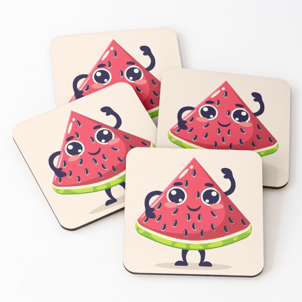 Item preview, Cute Watermelon Cartoon Character designed and sold by Mariia Berezhna.