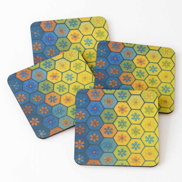 Item preview, Floral mosaic dreams in color designed and sold by Sigtrix.