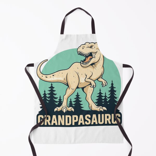 Item preview, Grandpasaurus Dinosaur – Funny Grandpa T-Rex Graphic with Retro Forest Background designed and sold by haitrieuic96.