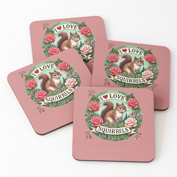 Item preview, I love squirrels designed and sold by FrictionMaxxing.