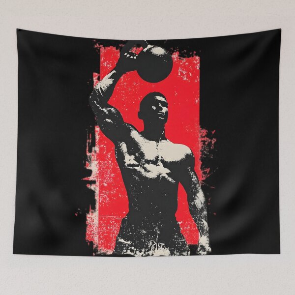 Item preview, Kettlebell Power – Alpha Strength Training Design designed and sold by AI-Only Creations.