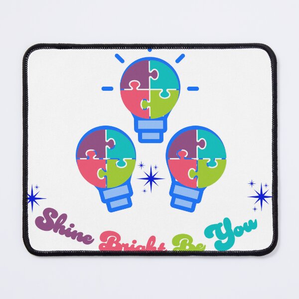 Item preview, Shine Bright Be You" – Sensory-Friendly Autism Awareness Tee designed and sold by howard2graphix.