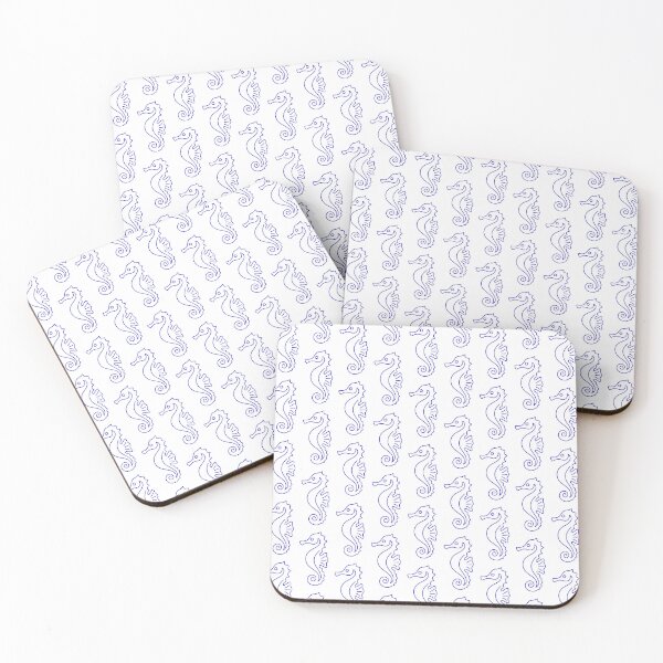 Item preview, Blue seahorse – maritime & sweet designed and sold by nkhookysun.