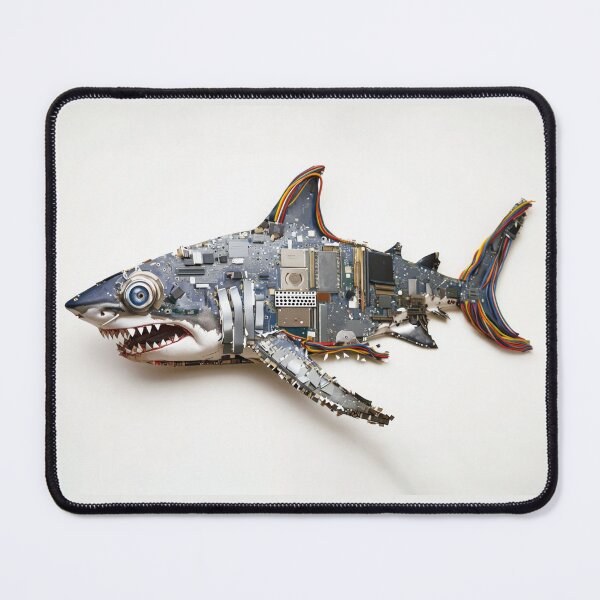 Item preview, Cyber Shark Collage designed and sold by caracatita75.