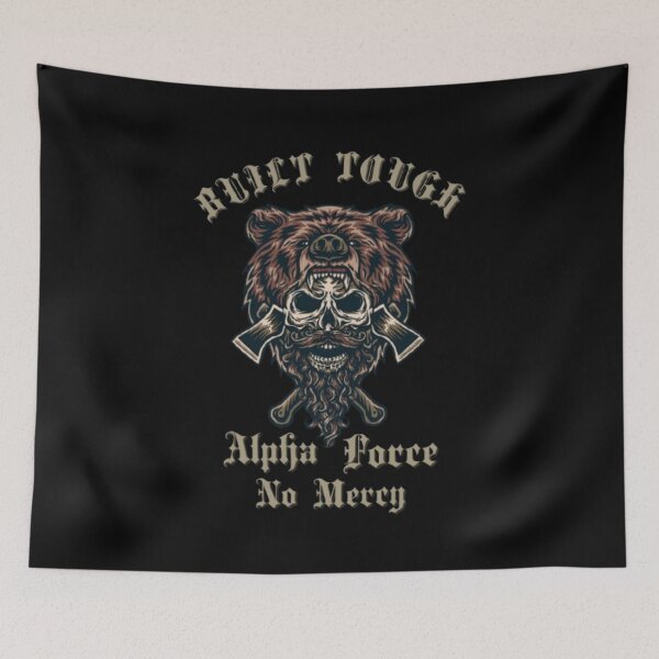 Item preview, Built Tough Skull Bear | Alpha Force No Mercy Design designed and sold by DiscVenture.