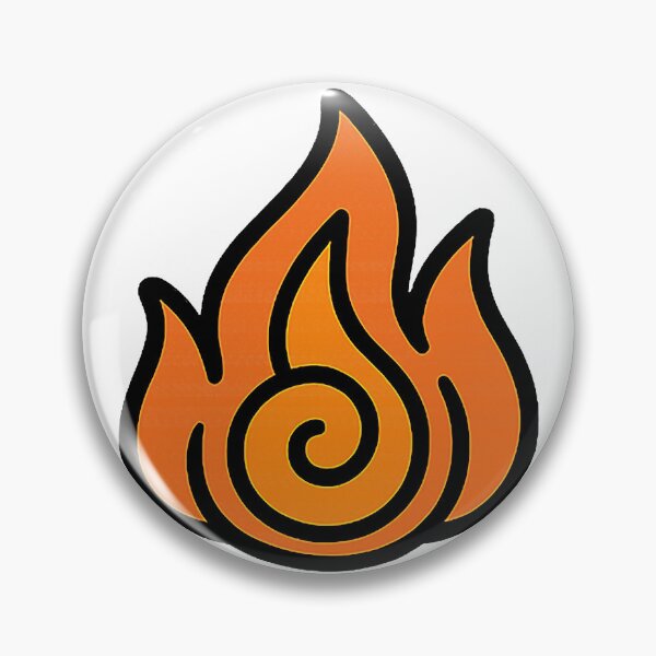 Item preview, Fire Nation Symbol – Avatar: The Last Airbender Inspired designed and sold by joshuayule.