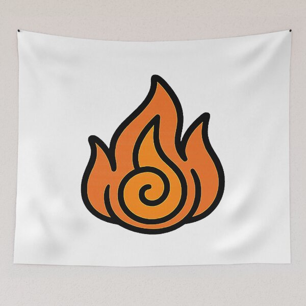 Item preview, Fire Nation Symbol – Avatar: The Last Airbender Inspired designed and sold by joshuayule.